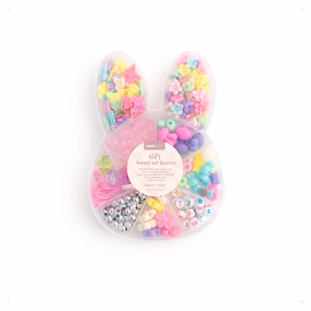 Hoppy Times Kids Easter Bead Set - BUNNY